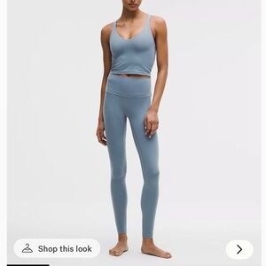Lululemon Align High-Rise 28” Leggings in Steel Blue